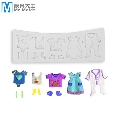 Khuôn quần áo baby (silicon).
