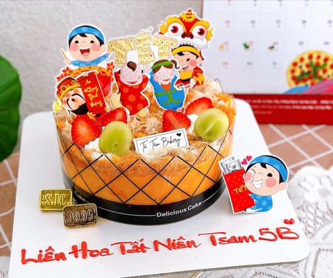 Combo 2 set giấy TẾT - em bé vui nhộn.