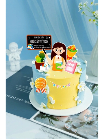 Combo 2 set giấy - cô giáo giảng bài (20-11).