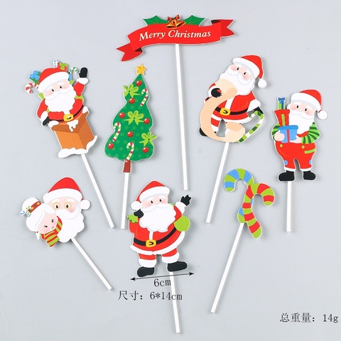 Combo 2 set giấy NOEL M27 - 5 ông già noel và cây thông4632.