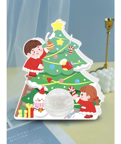 Set 5 hộp cầu NOEL  - em bé và cây thông.