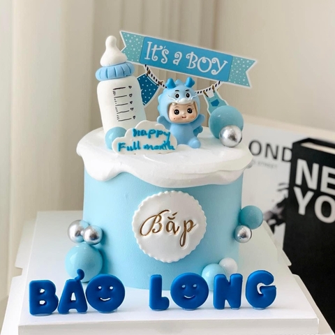 Tượng nhựa cứng- em bé RỒNG XANH9885.