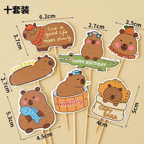 Comb 2 set giấy- capybara (mẫu 1).