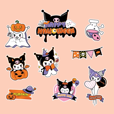 Combo 2 set giấy - Halloween KUROMI  2024 (mẫu 4).