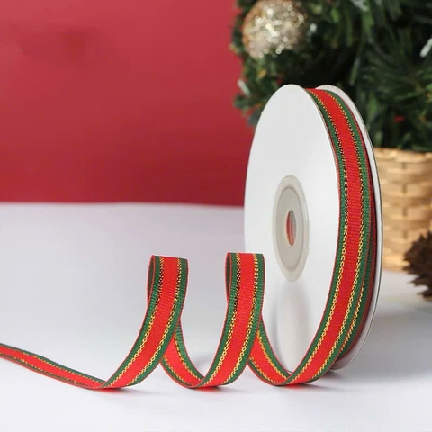 Ruybang noel-sọc xanh đỏ (1cm x 25m).