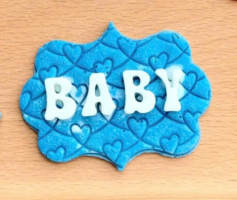 Khuôn silicon - Hình khối chữ nhật BABY.