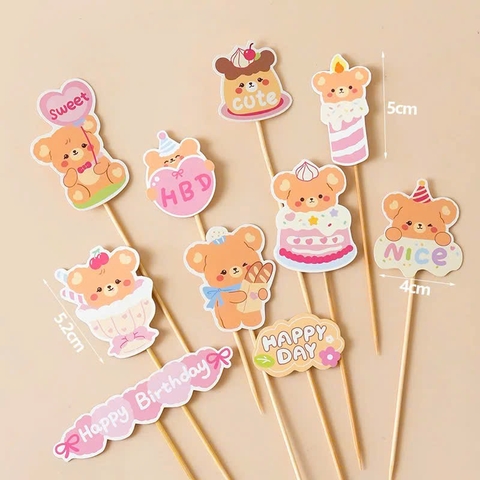 Combo 2 set giấy - gấu nâu hồng nice, sweet2275.