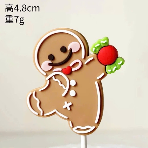 Tượng silicon -Người gừng noel (giáng sinh).