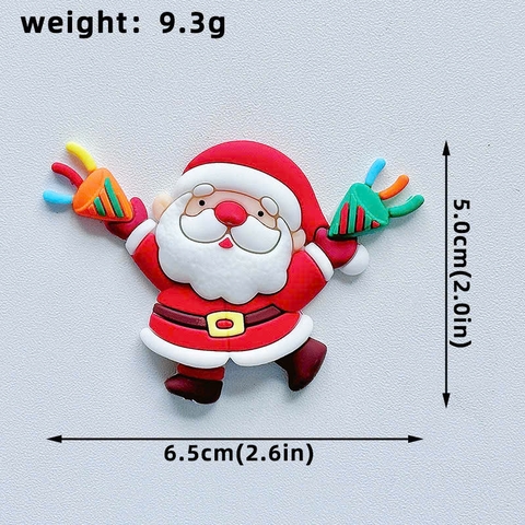 Tượng nhựa dẻo-Ông già noel 2 tay cầm 2 pháo hoa.