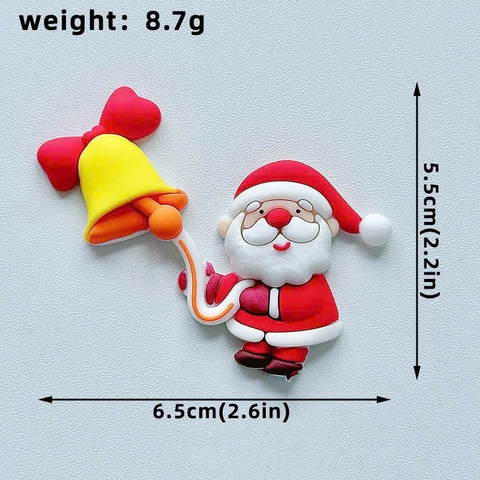 Tượng nhựa dẻo-Ông già noel rung chuông.