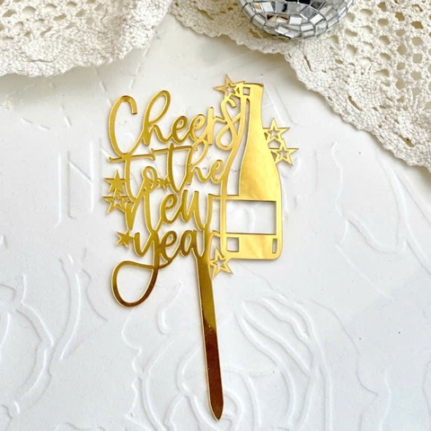 Set 10 mica cheer to the new year -VÀNG.