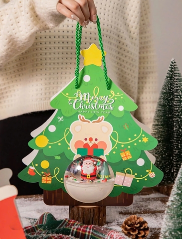 Set 5 hộp cầu NOEL -cây thông.