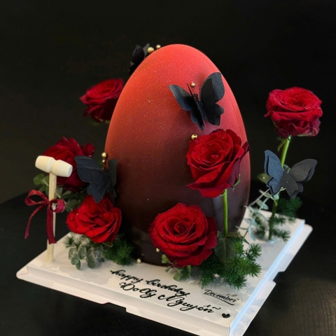 Khuôn hình trứng - size ĐẠI  (kt cao 30cm x đường kính 20cm).