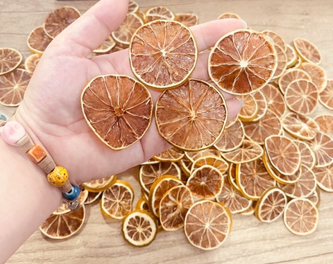 Gói 500 gam chanh sấy khô (MÀU NHẠT) -KHÔNG HẠT.