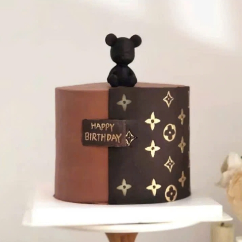 Tượng gấu nhựa-MÀU ĐEN.