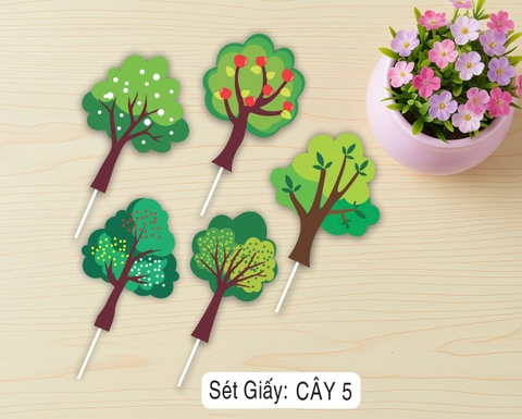 10 set giấy cây HD- xanh mẫu 5.