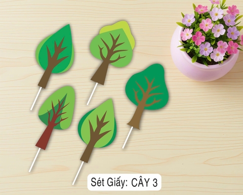10 set giấy cây HD- xanh mẫu 3.
