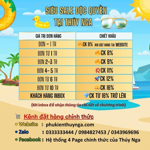 Hè rực rỡ, sale hết cỡ 2026.