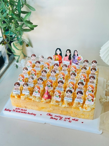 Set 50 thẻ giấy có chân cắm-bé GÁI tóc vàng nâu áo xanh (CHÚ Ý SET 50).