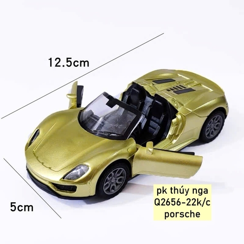 OTO - Xe Porsche - vàng.