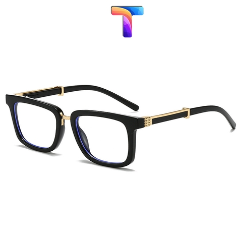 [ Nhiều màu ] Mắt kính chống ánh sáng xanh vuông nam nữ 6170