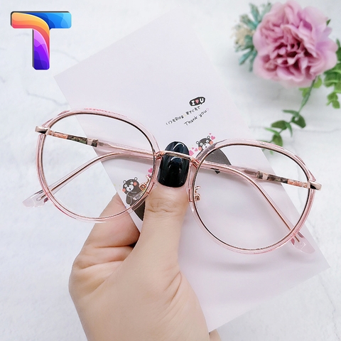 Kính chống ánh sáng xanh tròn nam nữ MI200