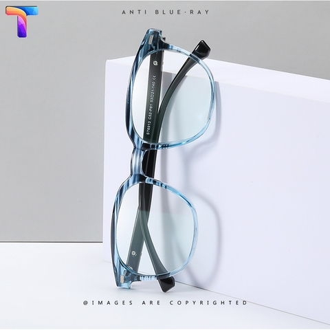 Kính chống ánh sáng xanh vuông nam nữ 6913