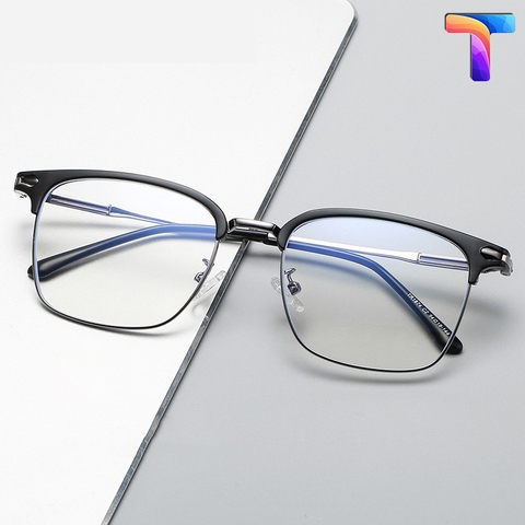 Kính chống ánh sáng xanh kim loại nam nữ 1874