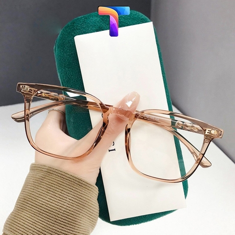 [Nhiều màu] Kính chống ánh sáng xanh vuông nam nữ TR9019