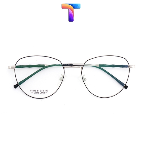 [ Nhiều Màu ] Gọng mắt kính hợp kim tròn nam nữ 55316
