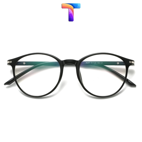 [ Nhiều màu ] Gọng kính tròn nam nữ nhựa kim loại 8328