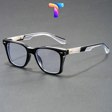 [ Nhiều màu ] Mắt kính chống ánh sáng xanh vuông nam nữ 1140
