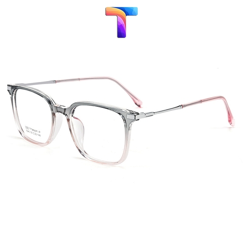 [Nhiều màu] Gọng mắt kính nam nữ vuông mạ Titanium IP 5040 [Ảnh thật]