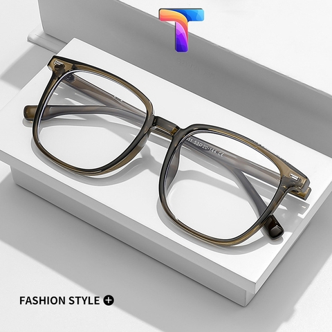 Kính chống ánh sáng xanh vuông lớn nam nữ 81011