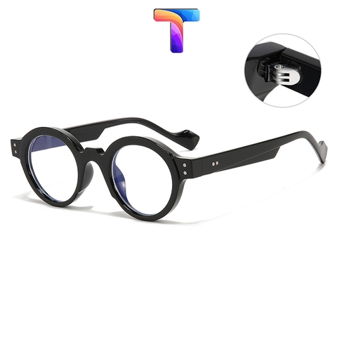 [Nhiều màu] Mắt kính chống ánh sáng xanh tròn nam nữ 2003