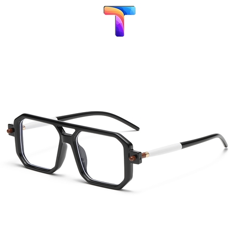 [Nhiều màu] Kính chống ánh sáng xanh vuông lớn nam nữ 8709