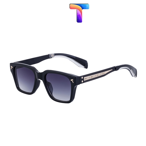 [Nhiều màu] Mắt kính râm mát vuông nam nữ 98165 [ Thay được tròng cận ]
