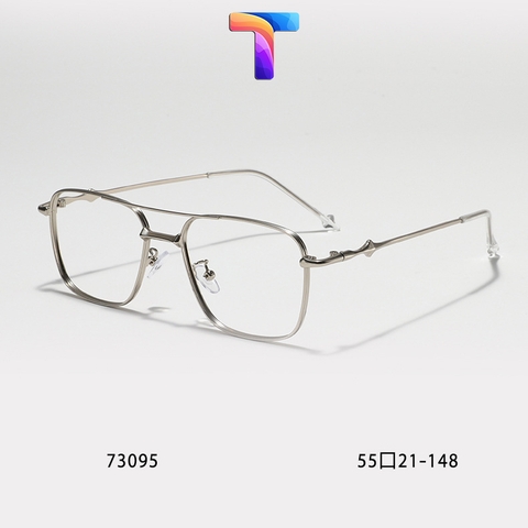 [ Nhiều màu ] Mắt kính chống ánh sáng xanh hợp kim vuông nam nữ 73095