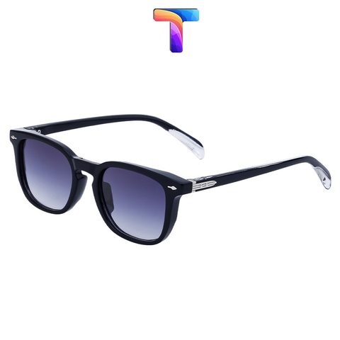 [Nhiều màu] Mắt kính râm mát vuông nam nữ 98147 [ Thay được tròng cận ]