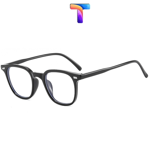 [ Nhiều màu ] Mắt kính chống ánh sáng xanh vuông lớn nam nữ 3589