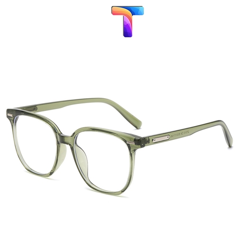 [ Nhiều màu ] Mắt kính chống ánh sáng xanh vuông lớn nam nữ 27010