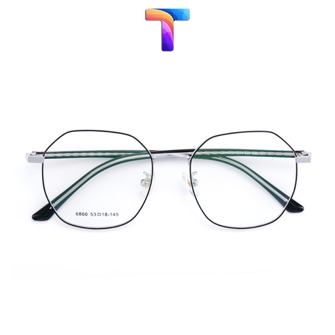 [ Nhiều Màu ] Gọng mắt kính hợp kim vuông nam nữ 6860