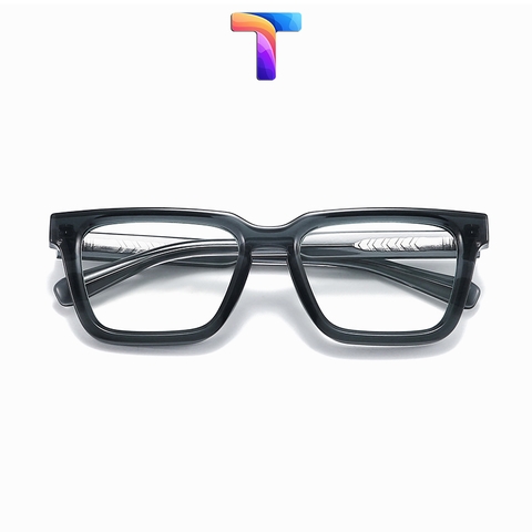 [ Nhiều màu ] Mắt kính chống ánh sáng xanh vuông lớn nam nữ 8649