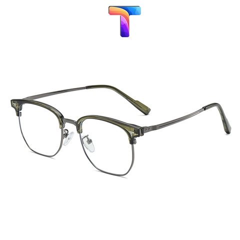 [ Nhiều màu ] Mắt kính chống ánh sáng xanh vuông nam nữ 31248