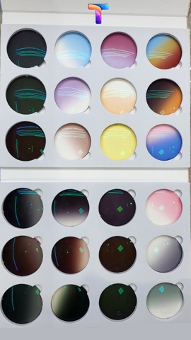 [1 cặp] Tròng kính cận râm mát có độ Essor