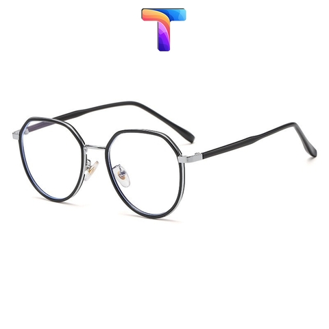 Kính chống ánh sáng xanh tròn nam nữ TR002