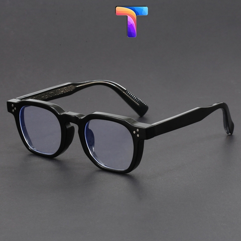 [Nhiều màu] Mắt kính chống ánh sáng xanh vuông lớn nam nữ 1045