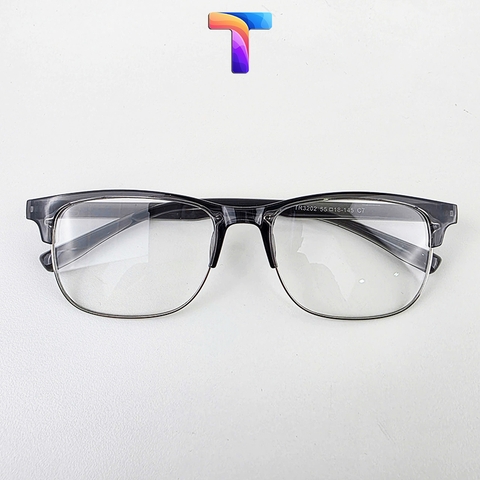 [ Nhiều màu ] Mắt kính chống ánh sáng xanh vuông Club Master nam nữ 3202