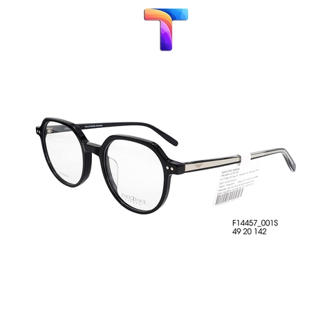 [ Chính hãng ] Gọng mắt kính vuông nhựa Acetate cao cấp đa giác nam nữ Face 2 Face F14457