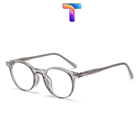 Kính chống ánh sáng xanh tròn nam nữ 7031